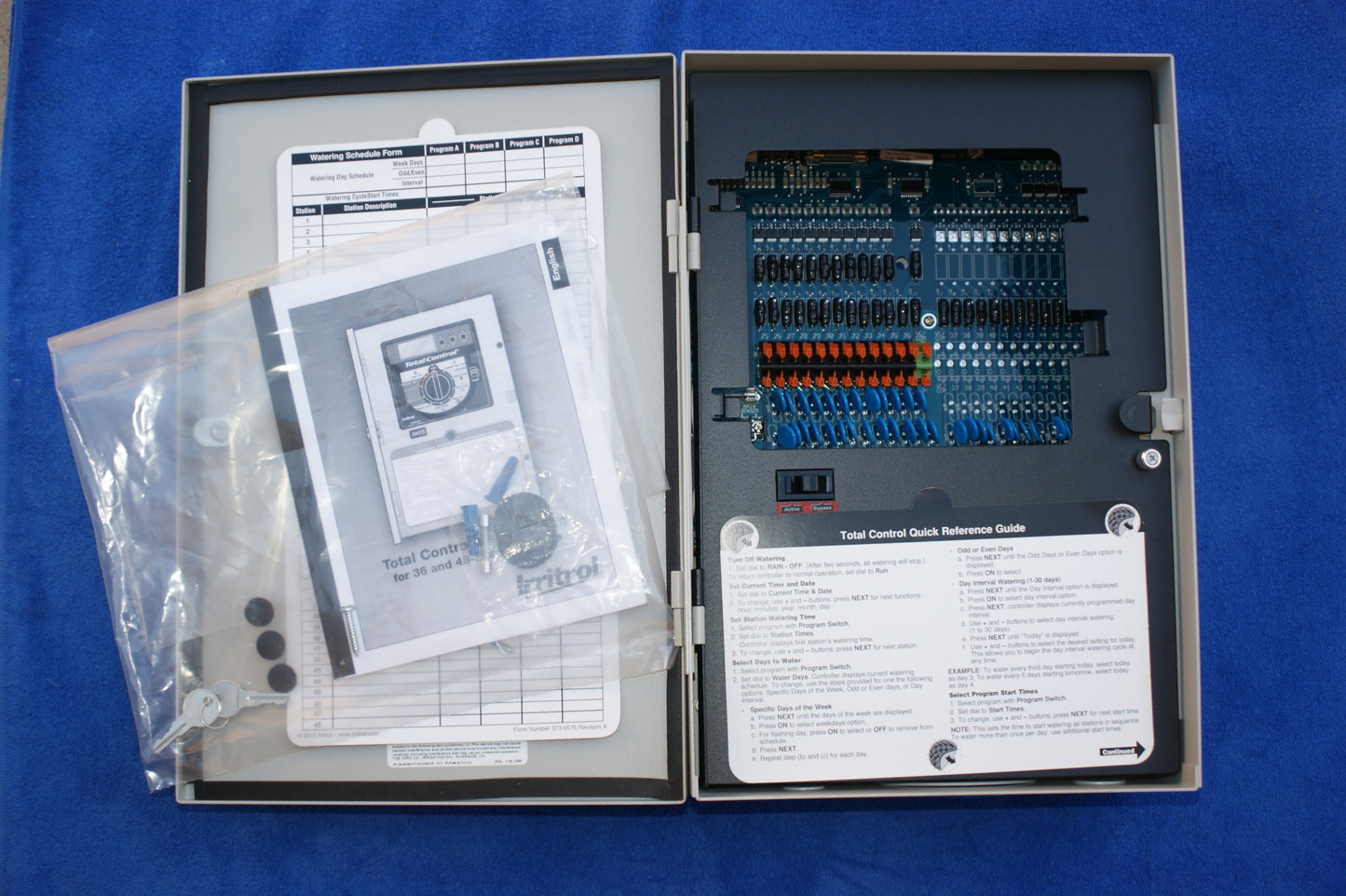 Irritrol Total Control TC-36EX-R 36 Station Exterior / Interior with Metal Wall Cabinet