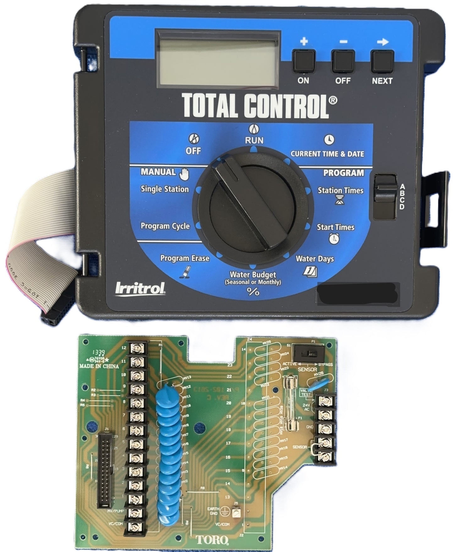 Irritrol Total Control TC-9EX-R 9 Station Timer & Terminal Board